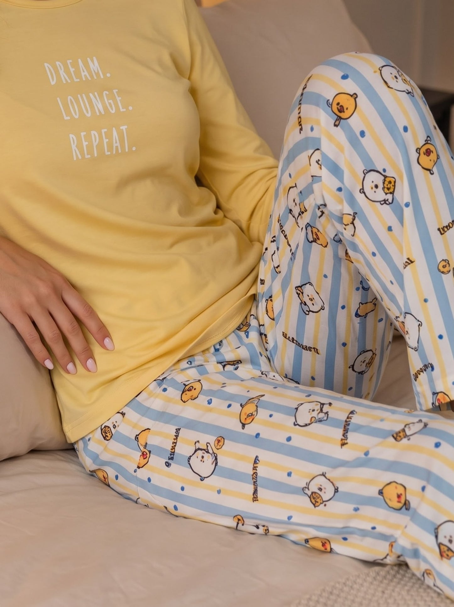 Lunessa Dream Lounge Kadın Uzun Kollu Pijama Takımı